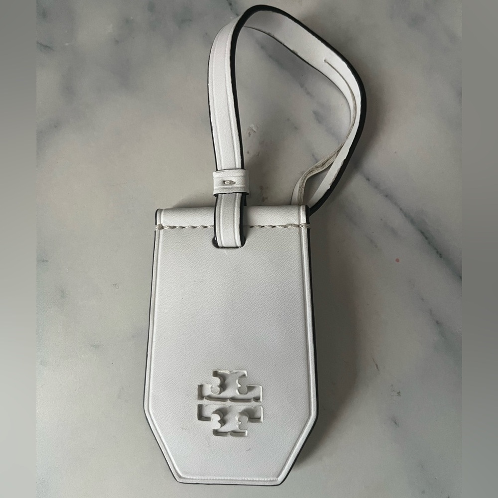 Tory Burch White Leather Pouch